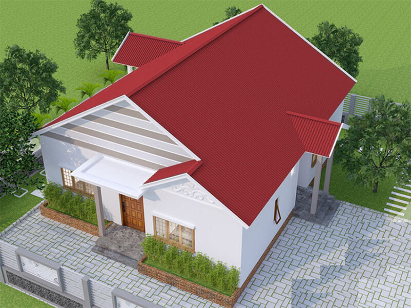 Nên đổ mái bằng hay lợp tôn cho nhà ở?